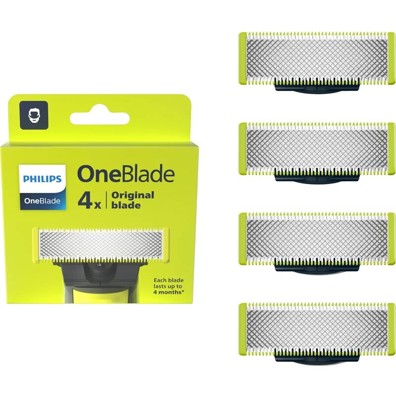 Philips OneBlade QP240/50 Резервни остриета 4 бр.
