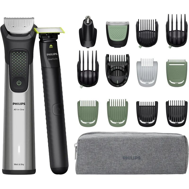 Philips Series 9000 MG9535/15 мултифункционален тример + One Blade Face 1 бр.