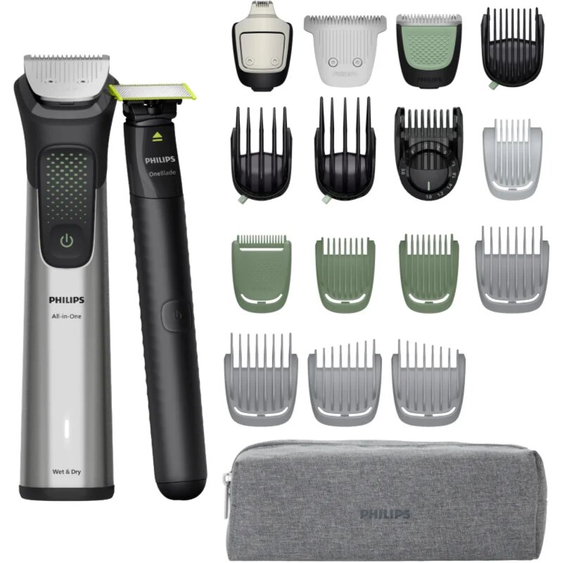 Philips Series 9000 MG9557/15 мултифункционален тример + One Blade Face 1 бр.