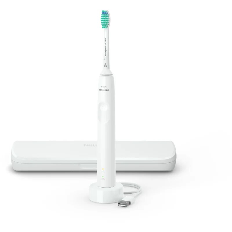 Philips Sonicare 3100 HX3673/13 звукова електрическа четка за зъби White 1 бр.