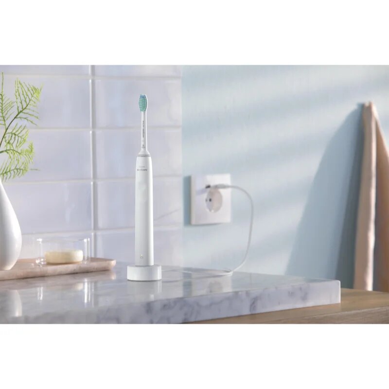 Philips Sonicare 3100 HX3673/13 звукова електрическа четка за зъби White 1 бр.