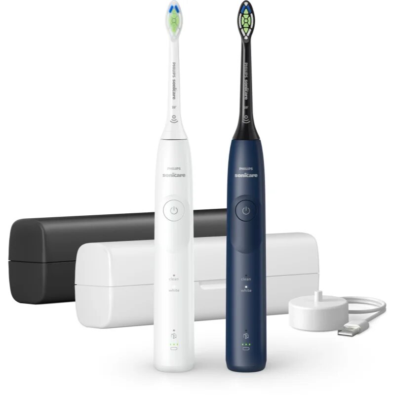 Philips Sonicare 5500 HX7119/01 електрическа звукова четка за зъби 2 тела Blue&White 2 бр.