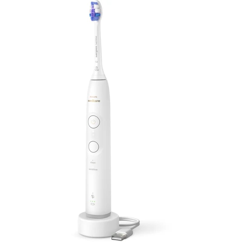 Philips Sonicare 6100 HX7400/01 звукова електрическа четка за зъби White 1 бр.