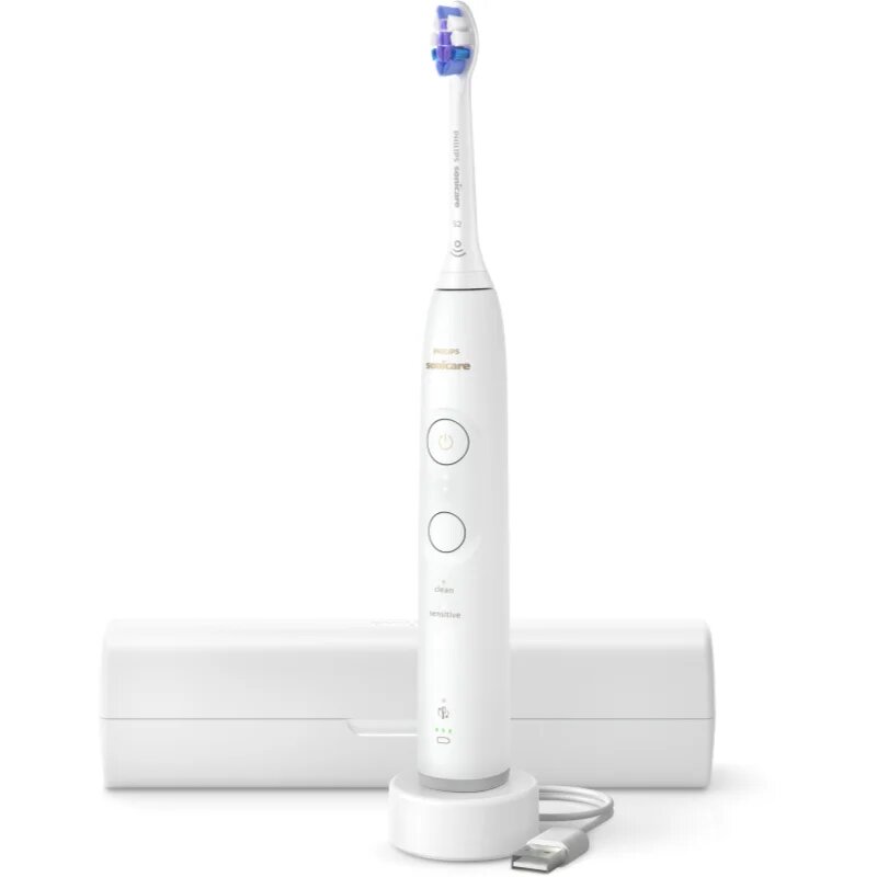 Philips Sonicare 6100 HX7400/06 звукова електрическа четка за зъби с калъфка за пътуване 1 бр.