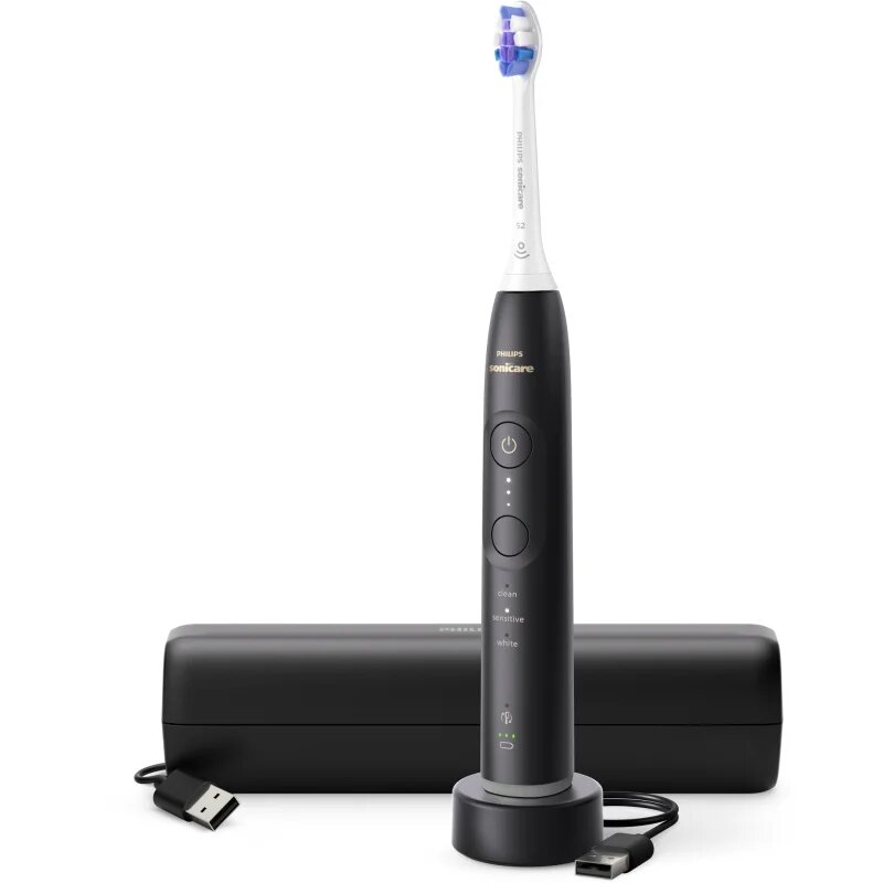 Philips Sonicare 6500 HX7411/02 звукова електрическа четка за зъби Black 1 бр.