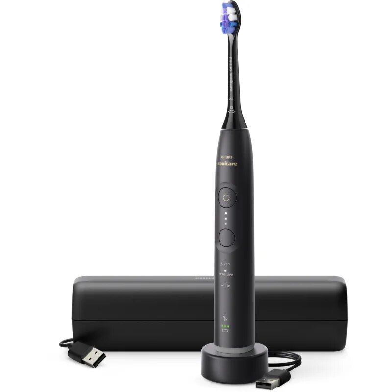 Philips Sonicare 6500 HX7411/10 звукова електрическа четка за зъби Black 1 бр.