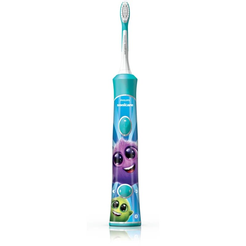Philips Sonicare For Kids HX6322/04 звукова електрическа четка за зъби за деца с Bluetooth връзка Aqua 1 бр.