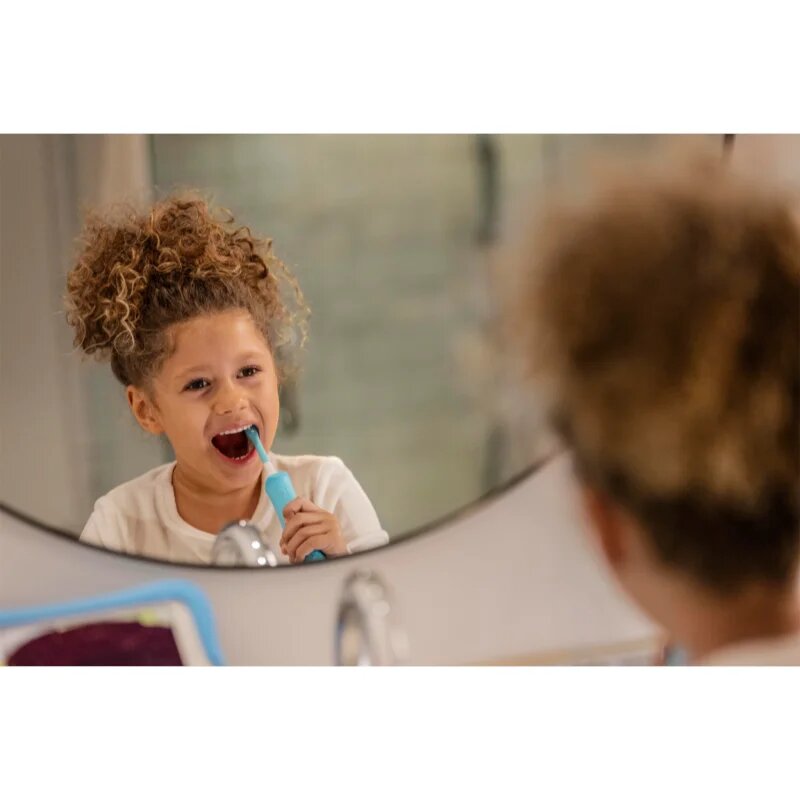 Philips Sonicare For Kids HX6322/04 звукова електрическа четка за зъби за деца с Bluetooth връзка Aqua 1 бр.