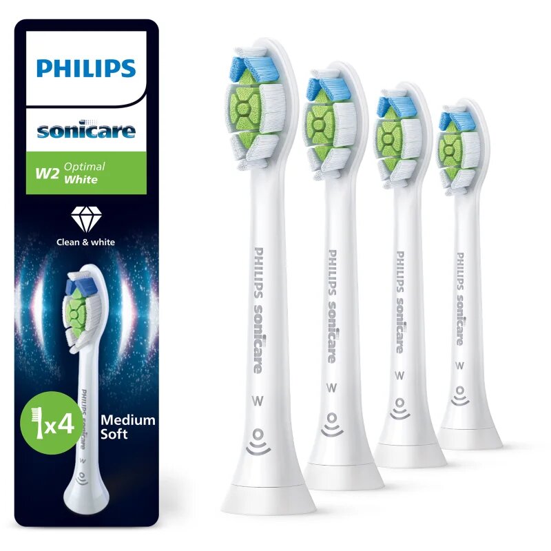 Philips Sonicare Optimal White HX6064/87 резервни глави за четка за зъби 4 бр.
