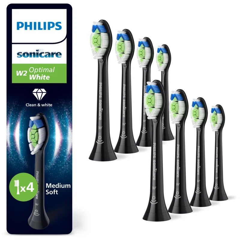 Philips Sonicare Optimal White HX6068/88 резервни глави за четка за зъби 8 бр.