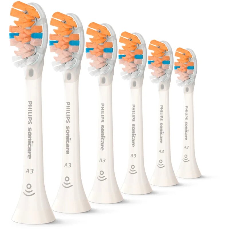 Philips Sonicare Premium All-in-One HX9096/87 резервни глави за четка за зъби White 6 бр.