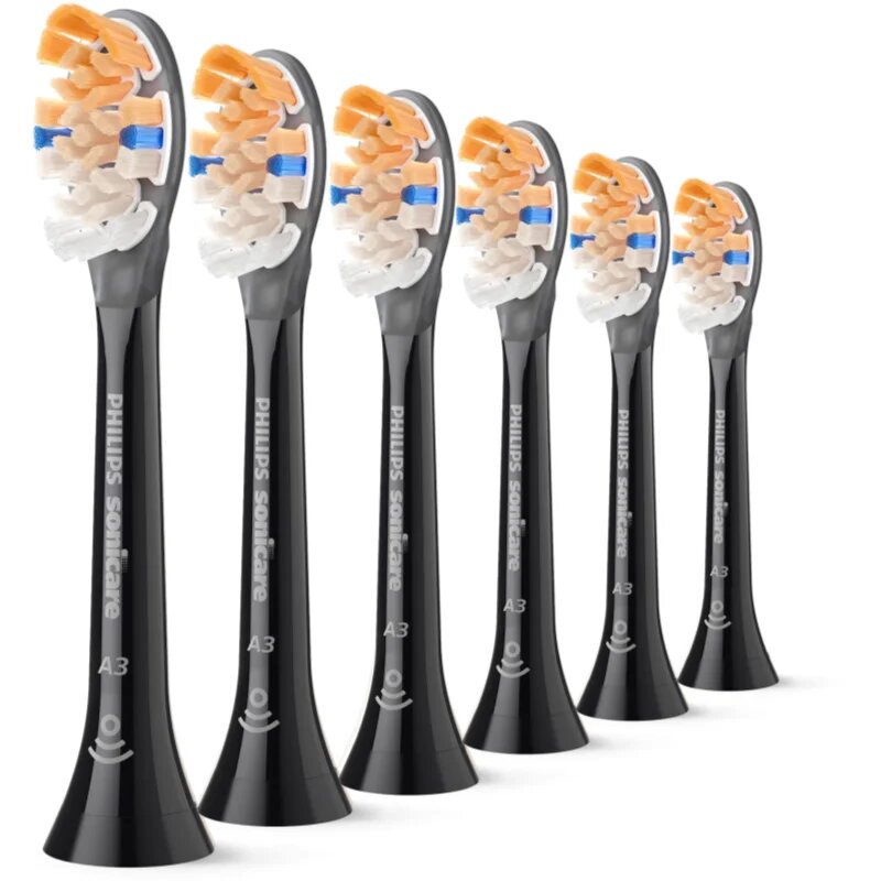 Philips Sonicare Premium All-in-One HX9096/88 резервни глави за четка за зъби Black 6 бр.