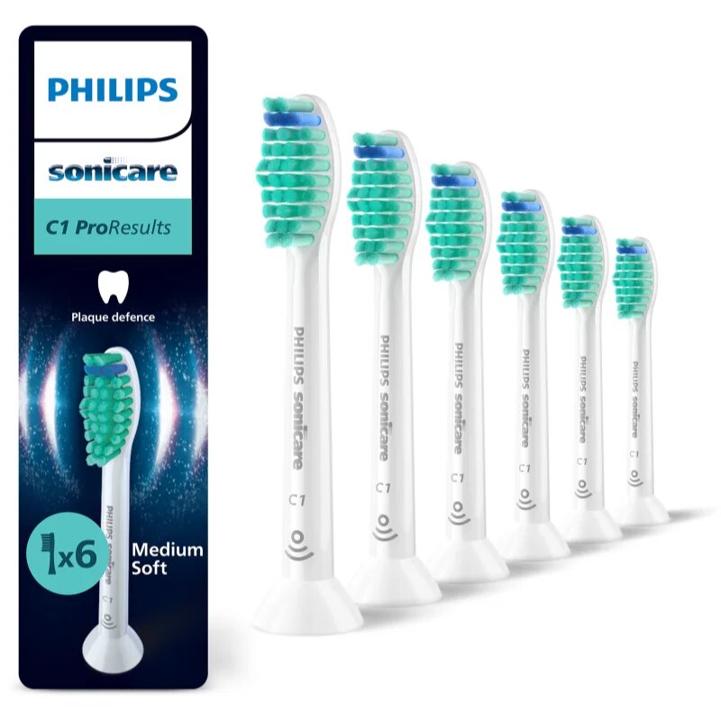 Philips Sonicare ProResults HX6016/87 резервни глави за четка за зъби 6 бр.