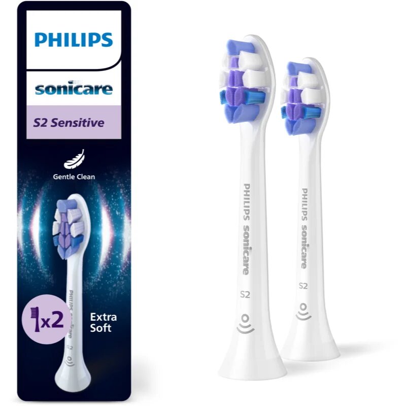 Philips Sonicare Sensitive HX6052/87 резервни глави за четка за зъби 2 бр.