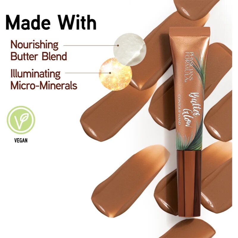 Physicians Formula Butter Glow контуриращ крем с апликатор цвят Medium / Deep 12 мл.
