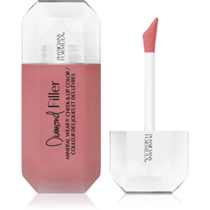 Physicians Formula Mineral Wear® Diamond Filler червило на устните и бузите цвят Radiant Pink 7.3 мл.