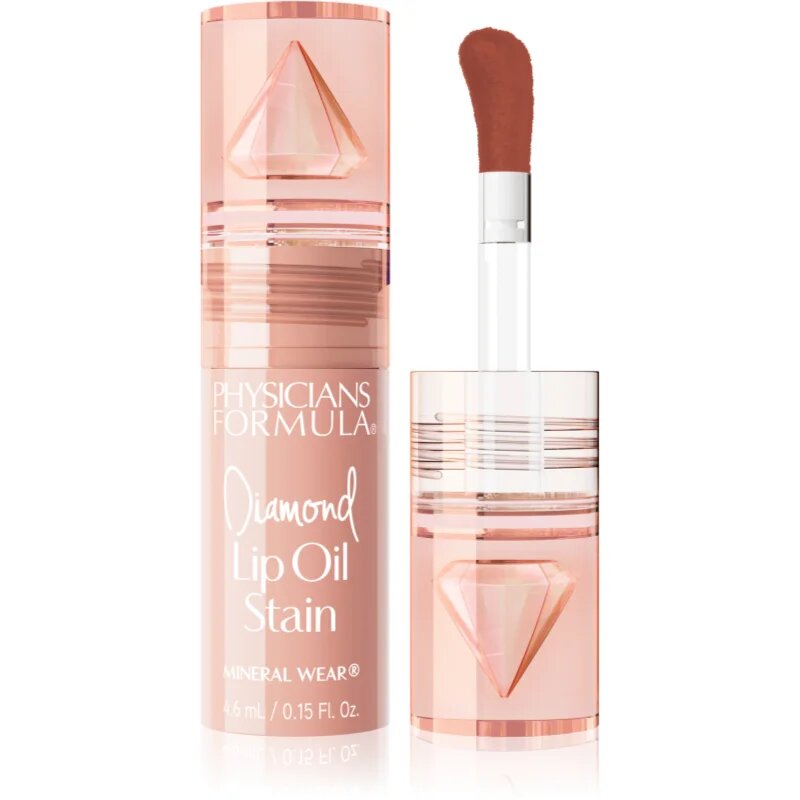 Physicians Formula Mineral Wear® Diamond Lip Oil Stain тониращо олио за устни цвят Natural Nude 4.6 мл.