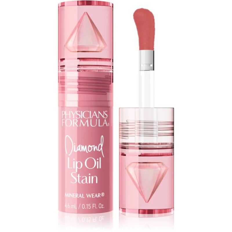 Physicians Formula Mineral Wear® Diamond Lip Oil Stain тониращо олио за устни цвят Radiant Rose 4.6 мл.
