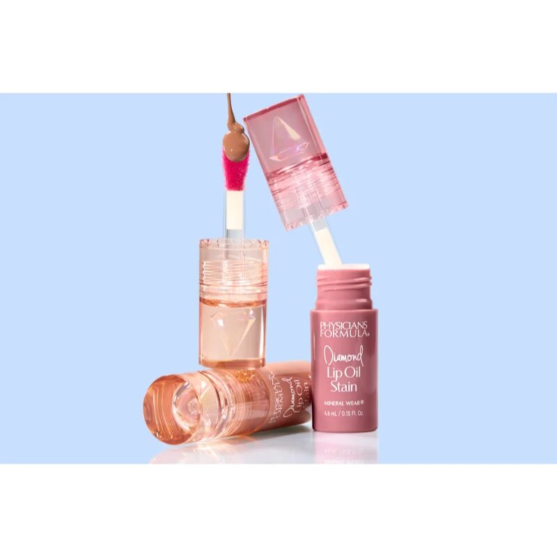 Physicians Formula Mineral Wear® Diamond Lip Oil Stain тониращо олио за устни цвят Radiant Rose 4.6 мл.