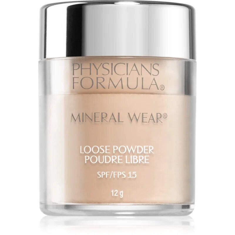 Physicians Formula Mineral Wear® Diamond Loose Powder насипен минерален пудров фон дьо тен цвят Translucent Light 12 гр.