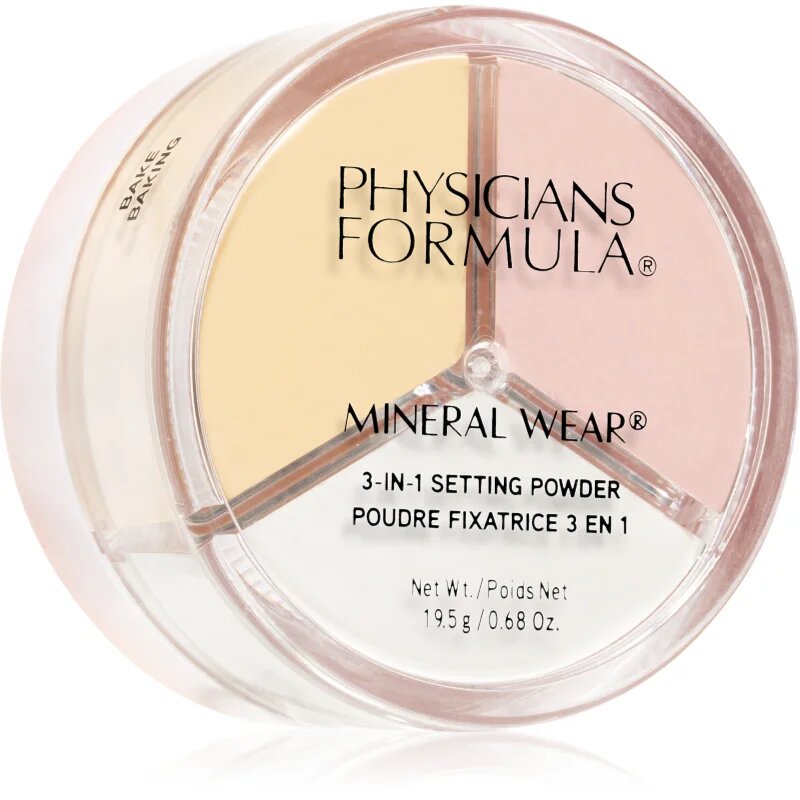 Physicians Formula Mineral Wear® Diamond минерална пудра 3 в 1 19.5 гр.