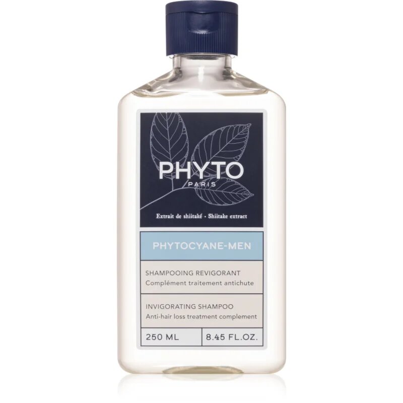 Phyto cyane Men Invigorating Shampoo почистващ шампоан против косопад 250 мл.