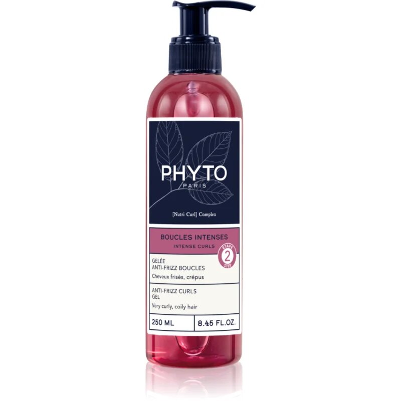 Phyto Intense Curls Anti-Frizz Curls Gel фиксиращ гел за чуплива и къдрава коса 250 мл.