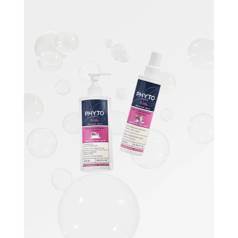 Phyto Kids Intense Curls Magic Detangling Spray спрей за по-лесно разресване на косата за къдрава коса 200 мл.