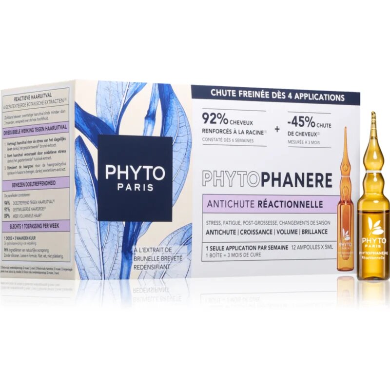 Phyto Phanere Reactive Hair Loss Treatment ампули против косопад 12x5 мл.