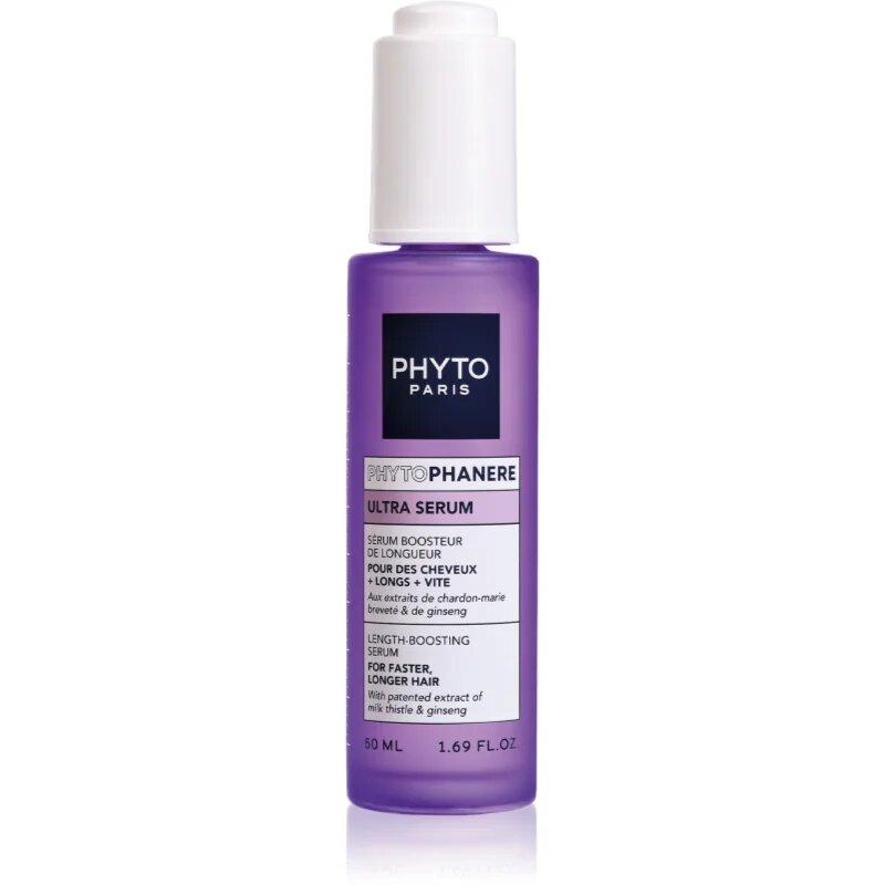 Phyto Phanere Ultra Length-Boosting Serum серум за растеж на косата и укрепване от корените 50 мл.