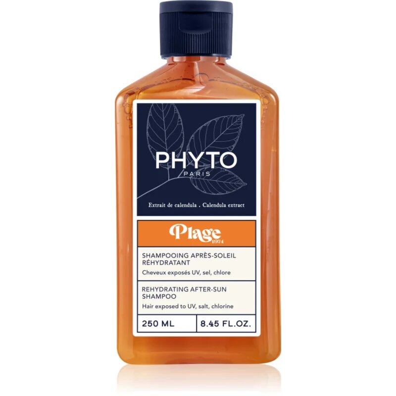 Phyto Plage Rehydrating After-Sun Shampoo шампоан след слънчеви бани за коса увредена от слънце хлор и солна вода 250 мл.