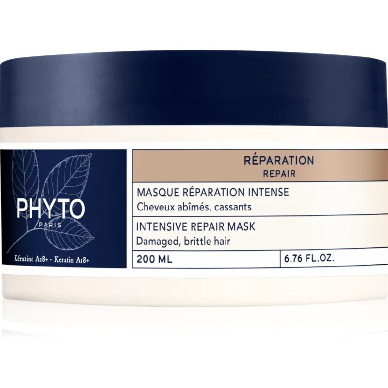 Phyto Repair Intense Repair Mask интензивна възстановяваща маска за суха коса изтощена коса 200 мл.