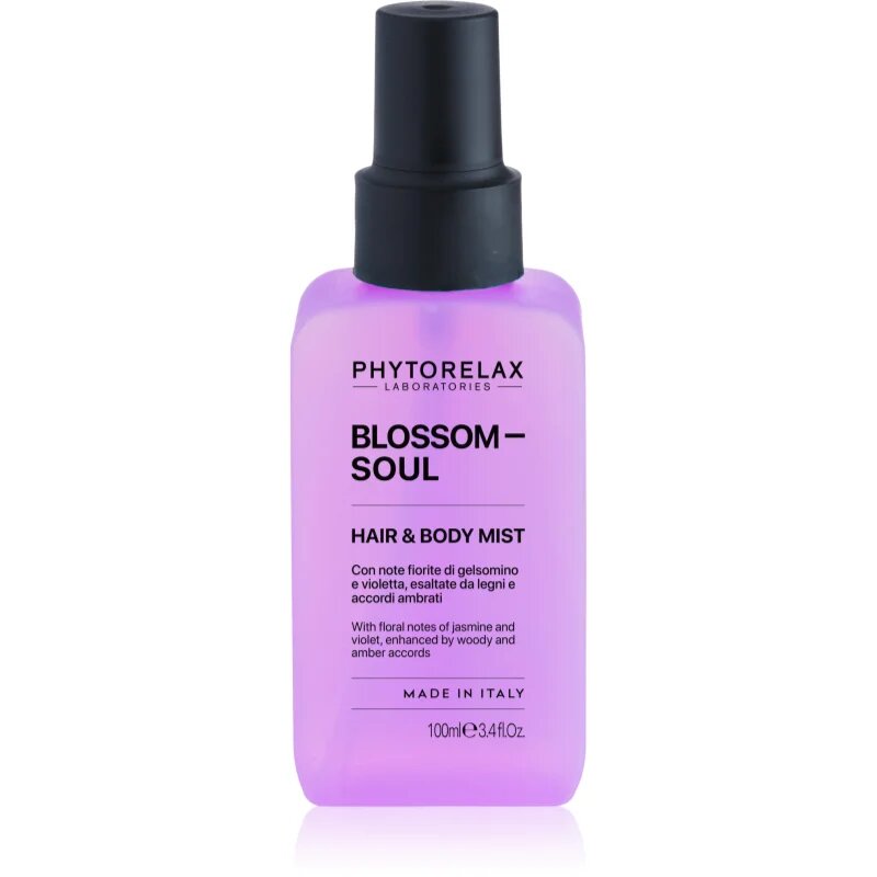 Phytorelax Laboratories Blossom Soul парфюмна мъгла за тяло и коса за жени 100 мл.