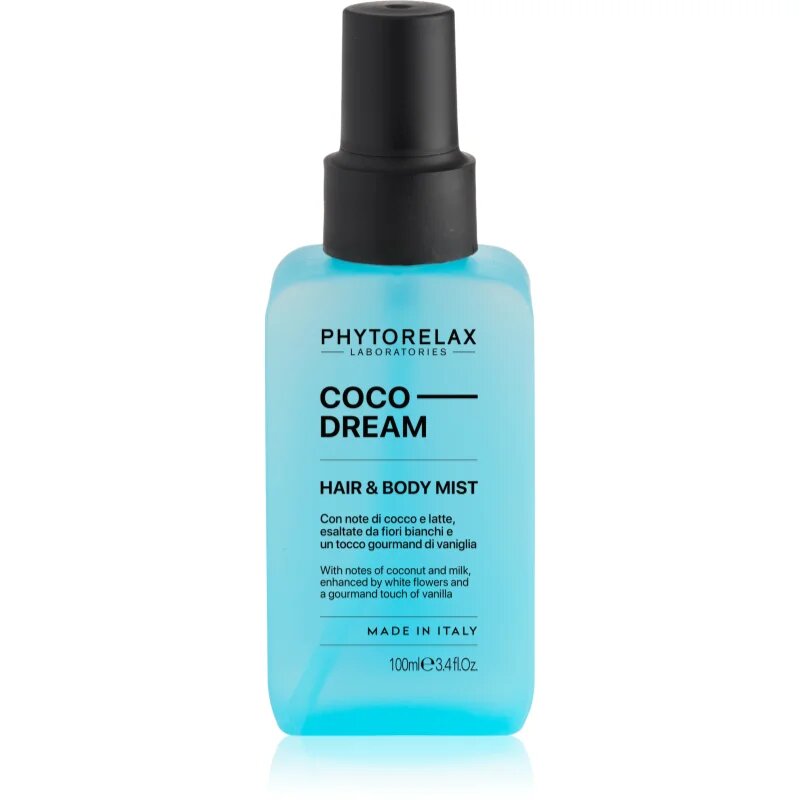 Phytorelax Laboratories Coco Dream парфюмна мъгла за тяло и коса за жени 100 мл.