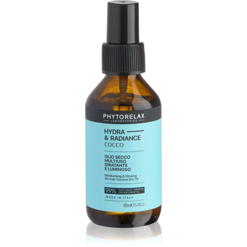 Phytorelax Laboratories Coconut Многофункционално сухо масло за лице тяло и коса 100 мл.