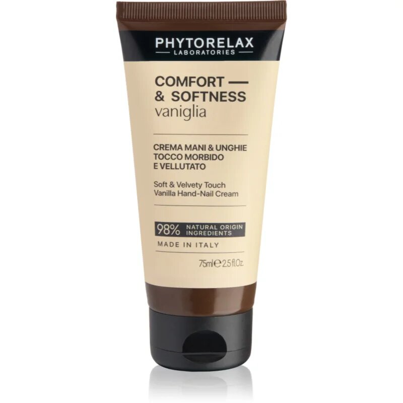 Phytorelax Laboratories Comfort & Softness Vanilla подхранващ крем за ръце 75 мл.