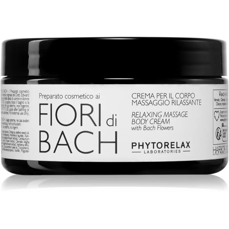 Phytorelax Laboratories Fiori di Bach подхранващ крем за тяло за релаксация 300 мл.