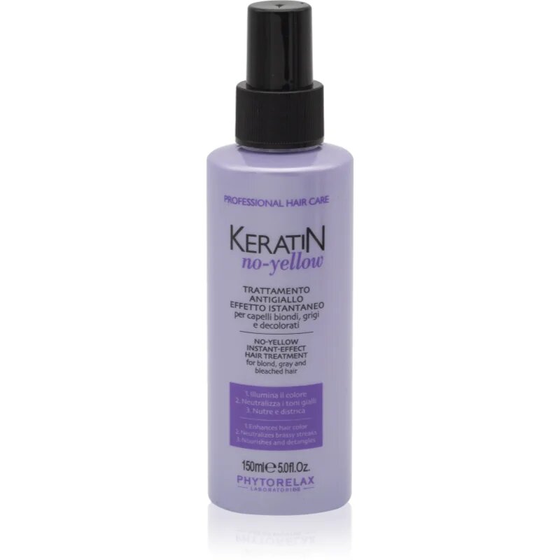 Phytorelax Laboratories Keratin No-Yellow спрей против жълти оттенъци 150 мл.