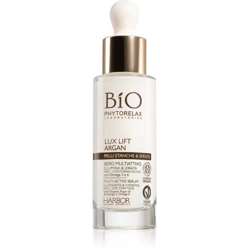 Phytorelax Laboratories Lux Lift Argan мултиактивен серум за освежаване и хидратация 30 мл.
