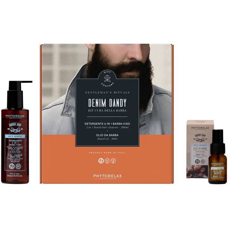 Phytorelax Laboratories Men's Grooming Denim Dandy подаръчен комплект за брадата