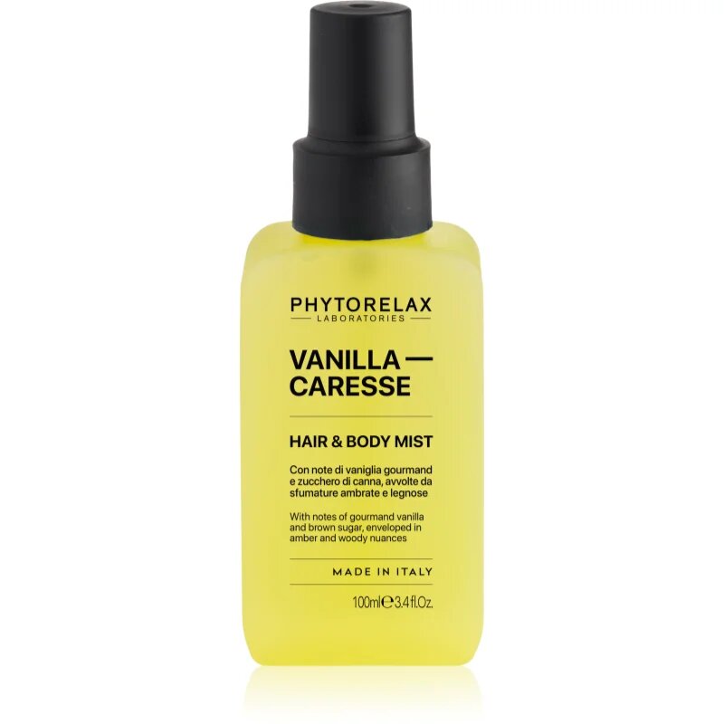 Phytorelax Laboratories Vanilla Caresse парфюмна мъгла за тяло и коса за жени 100 мл.