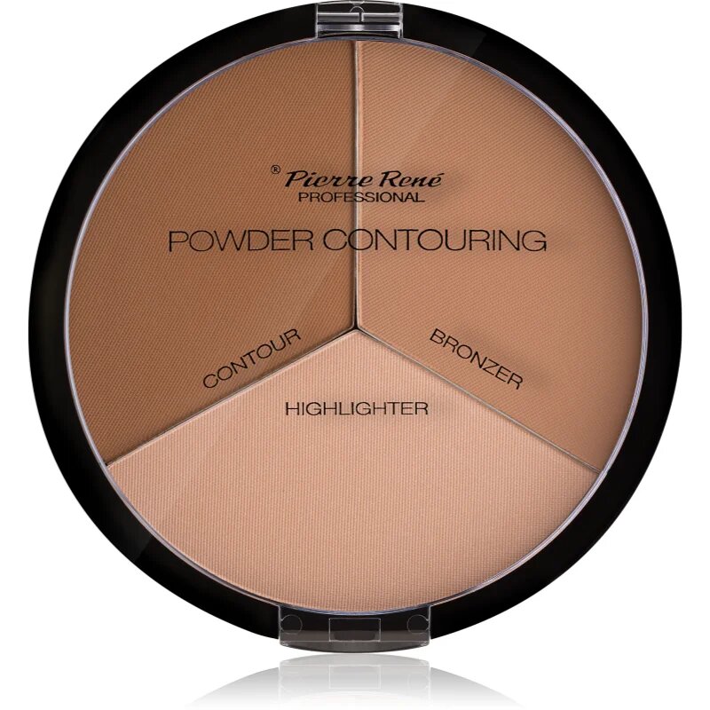 Pierre René Powder Contouring контурираща палитра за лице 23 гр.