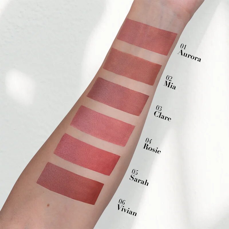 Pierre René Satin Pure дълготрайно червило с матиращ ефект цвят no.02 Mia 4.8 гр.
