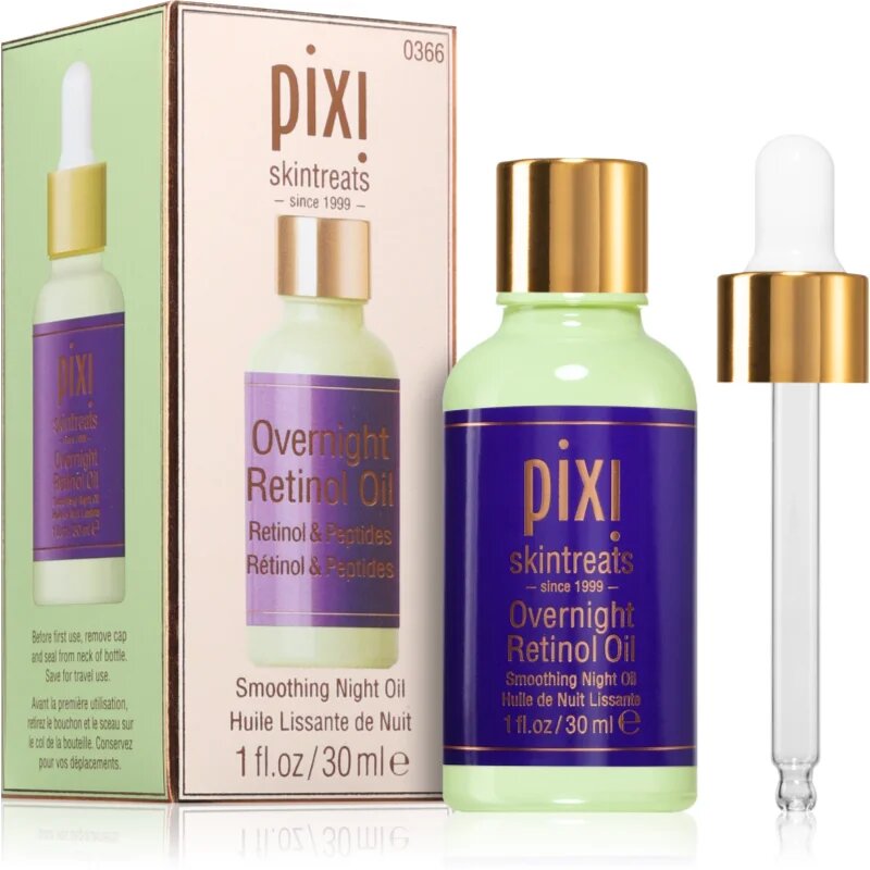 Pixi Overnight Retinol Oil регенериращо нощно олио с ретинол 30 гр.