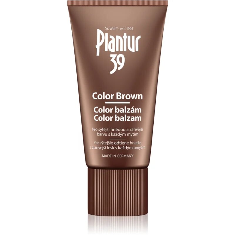 Plantur 39 Color Brown балсам с кофеин за коса с кафяви нюанси 150 мл.
