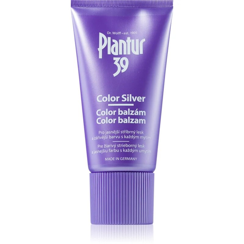Plantur 39 Color Silver балсам с кофеин неутрализиращ жълтеникавите оттенъци 150 мл.
