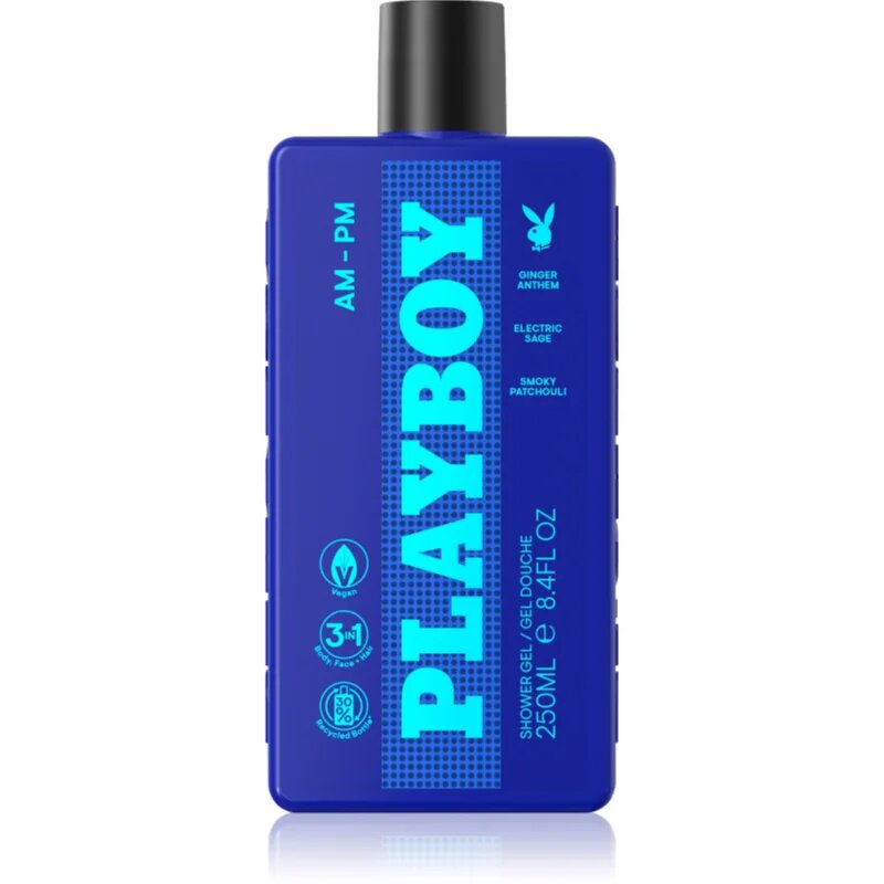 Playboy AM - PM душ гел 3 в 1 за мъже 250 мл.