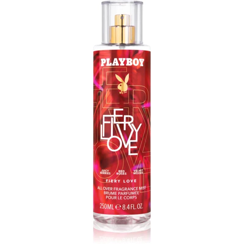 Playboy Fiery Love спрей за тяло за жени 250 мл.