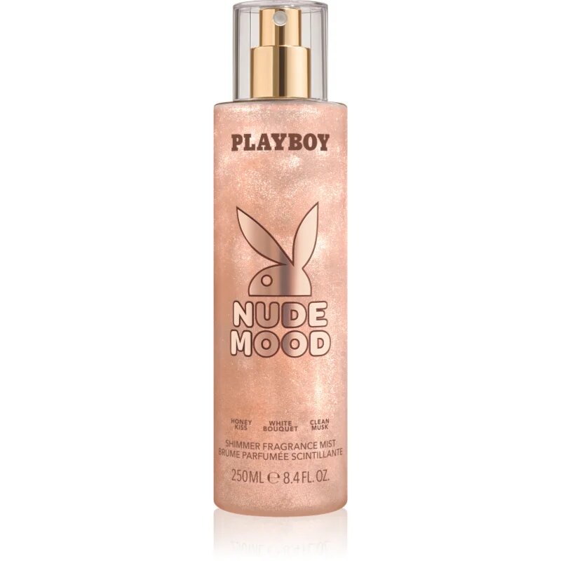 Playboy Nude Mood спрей за тяло с блясък за жени 250 мл.