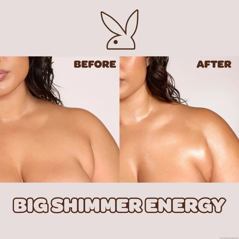 Playboy Nude Mood спрей за тяло с блясък за жени 250 мл.